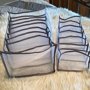 Two storage organizers.